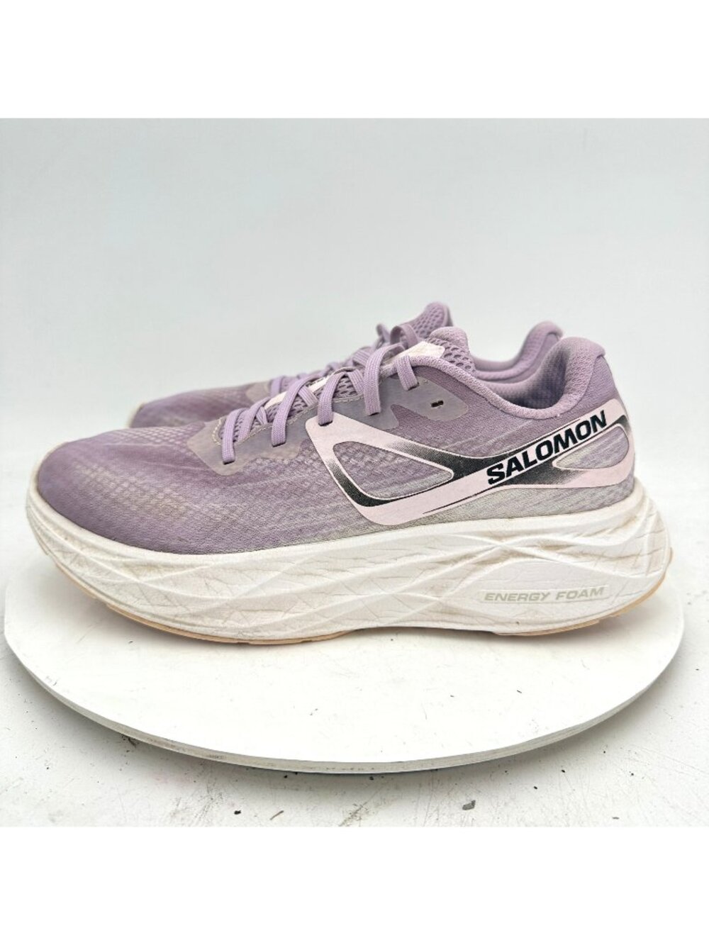 Salomon Aero Glide Women Size 9 472112 Purple White Road Running Shoes